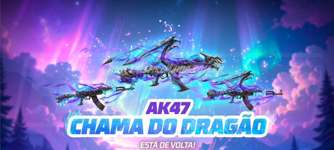 AK47 Chama do Dragão EVO chega ao Escolha Royale do Free Fire - Imagem do artigo
