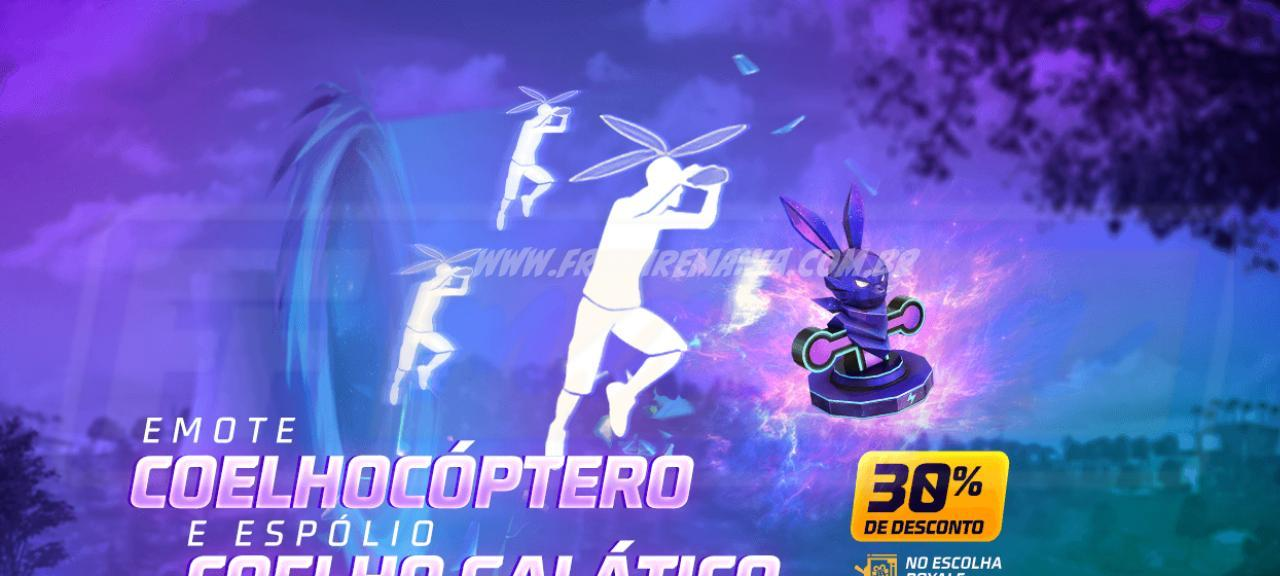 Emote Coelhocóptero chega ao Free Fire em 17 de setembro - Imagem do artigo