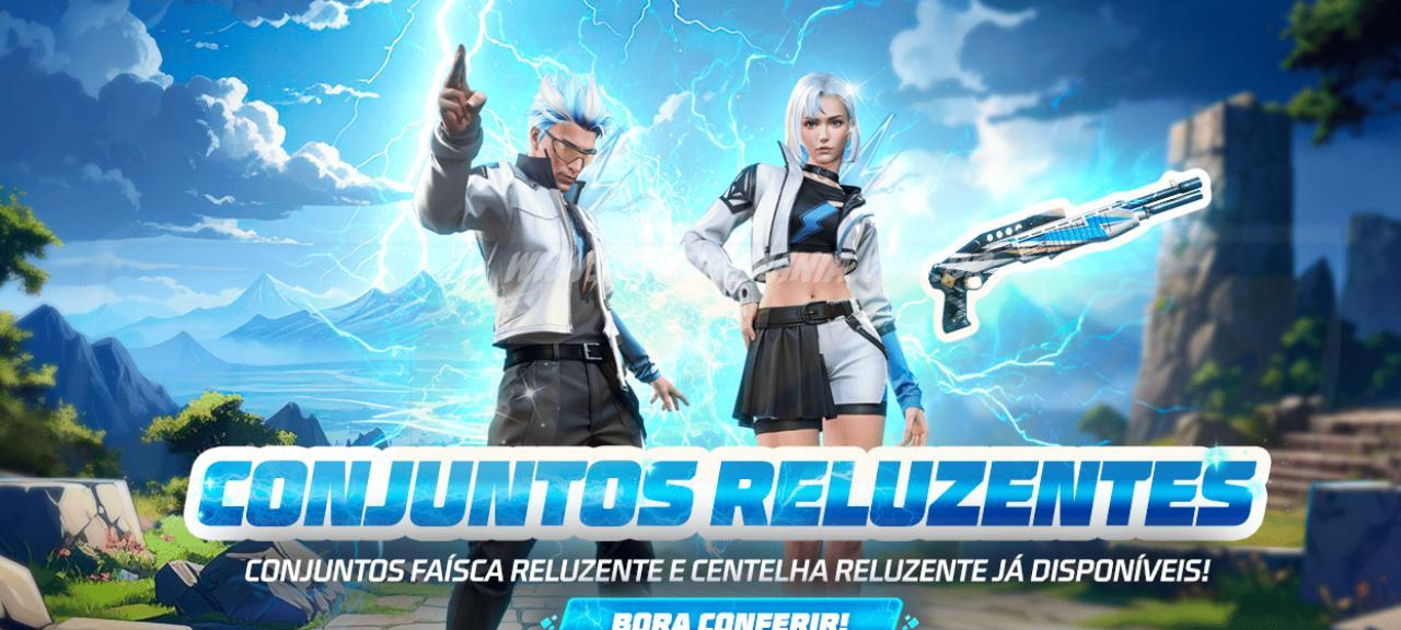 Desconto Maluco do Free Fire traz Conjunto Faísca Reluzente - Imagem do artigo