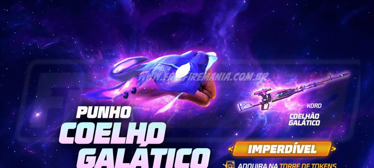 Punho Coelho Galatico abre Torre de Tokens do Free Fire - Imagem do artigo