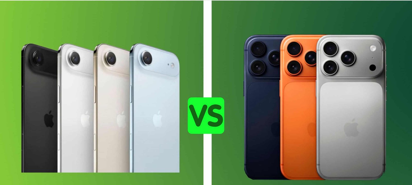 iPhone 17 Pro ou iPhone Air: compare preços e veja diferenças - Imagem do artigo