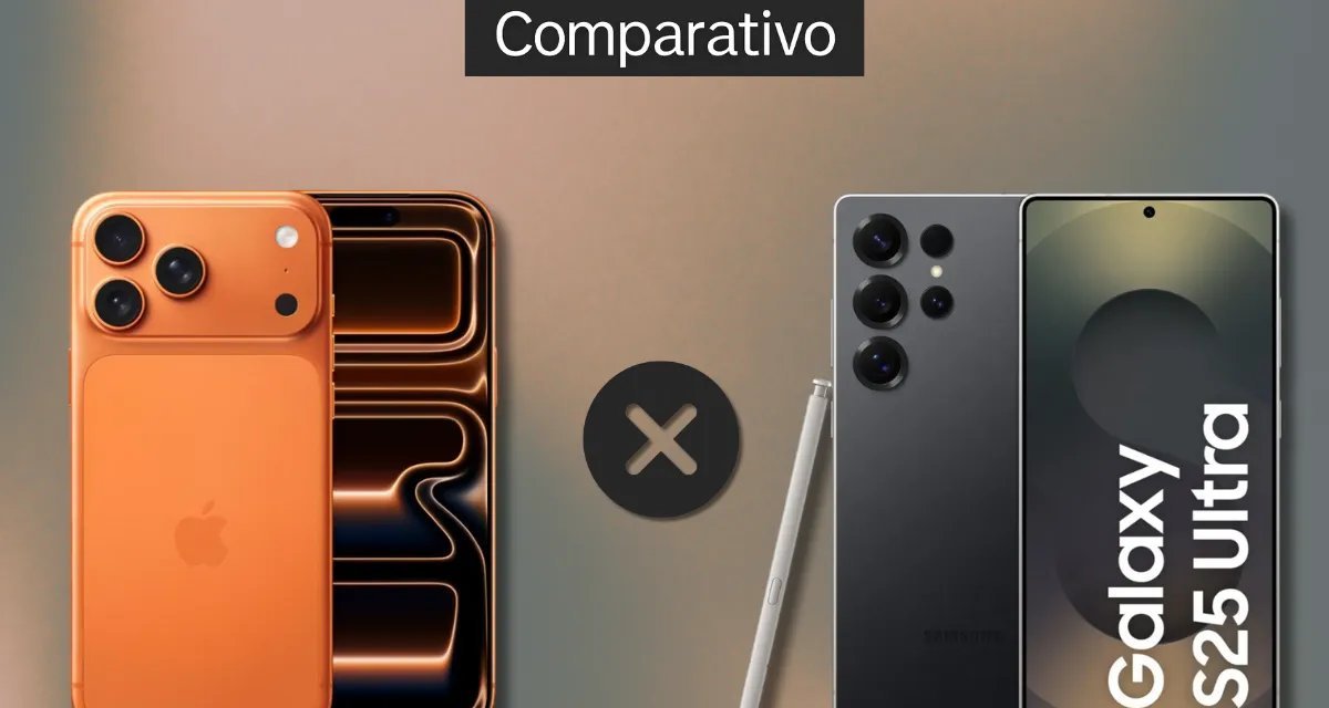 iPhone 17 Pro Max vs Galaxy S25 Ultra: disputa de gigantes - Imagem do artigo
