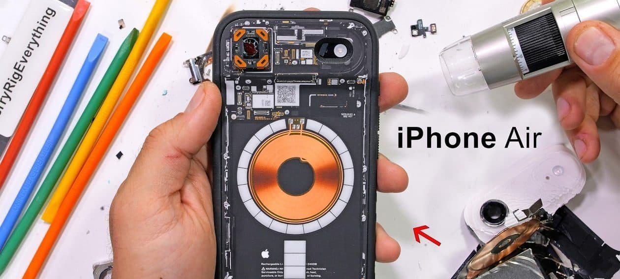 iPhone Air é desmontado e surpreende pela construção - Imagem do artigo