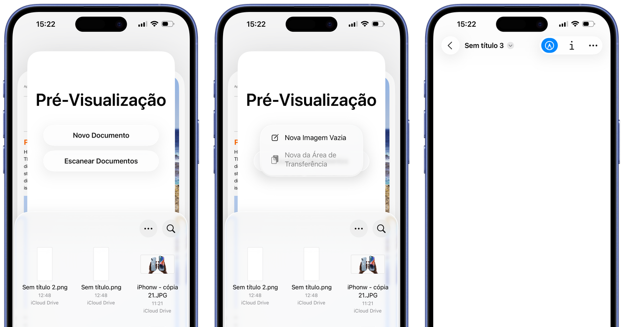 Nova imagem no app Pré-Visualização: passo a passo no iPhone - Imagem do artigo original