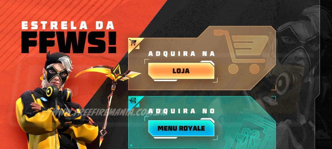 Escolha Royale de novembro de 2025 no Free Fire: guia completo para conquistar o Conjunto Estrela do FFWS - Imagem do artigo