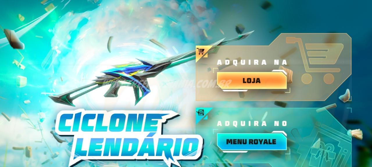 Evento Escolha Royale no Free Fire: guia completo para obter a skin PARAFAL – Ciclone Lendário - Imagem do artigo