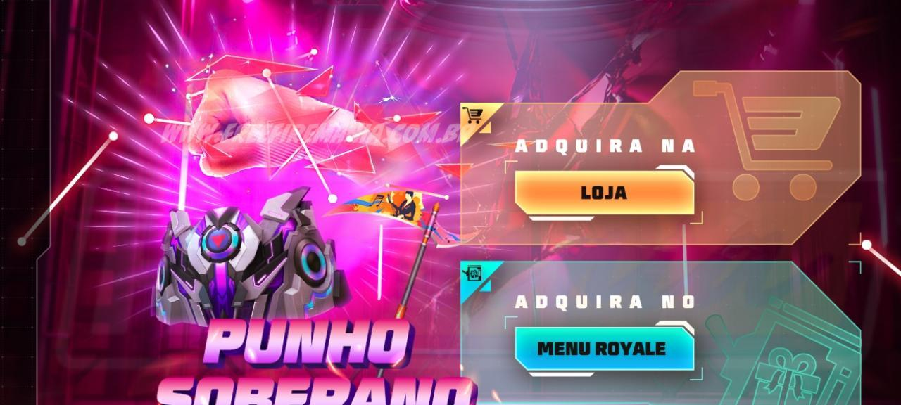 Free Fire libera Punho – Soberano no evento Torre de Tokens a partir de 15 de novembro de 2025 - Imagem do artigo