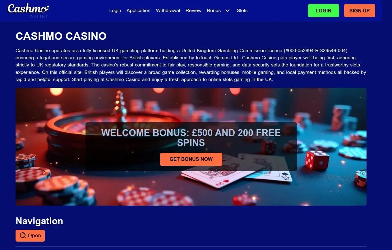 Guia Completo de Segurança no Cashmo Casino: Regulamentação do Reino Unido e Proteção ao Jogador - Imagem do artigo