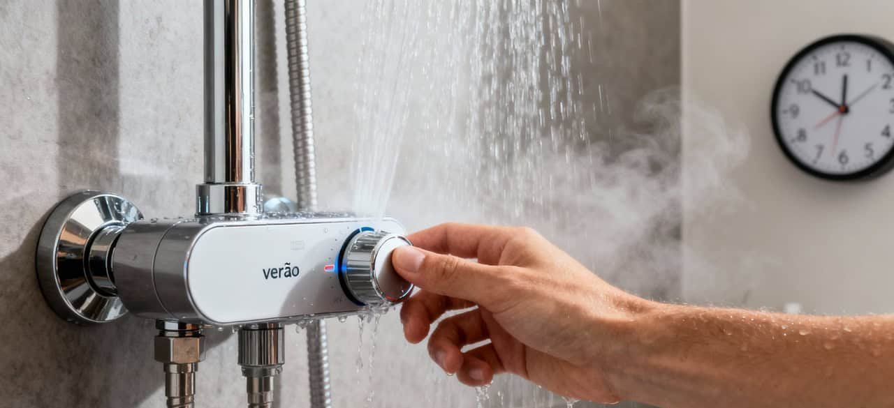 Regulagem sazonal do chuveiro corta até 30% do consumo do aparelho e alivia a conta de luz - Imagem do artigo