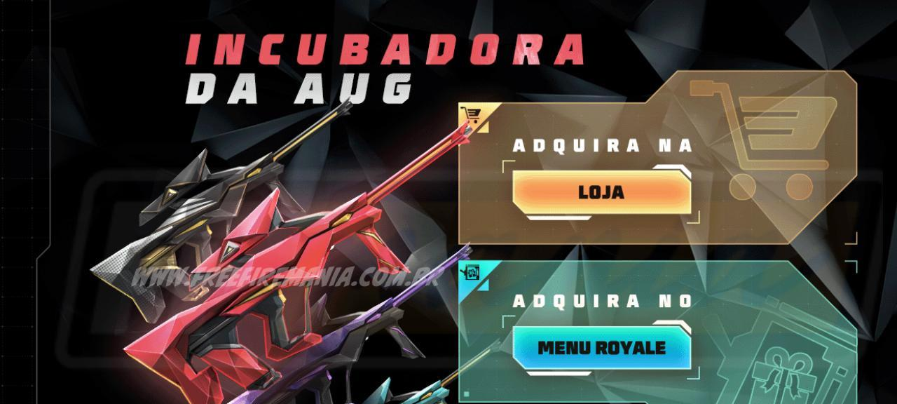 Incubadora AUG no Token Royale do Free Fire: guia completo sobre custos, mecânica e recompensas - Imagem do artigo