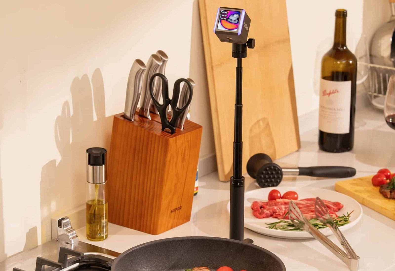 Cube o1 combina IA offline e sensores térmicos para orientar cozinheiros de todos os níveis - Imagem do artigo