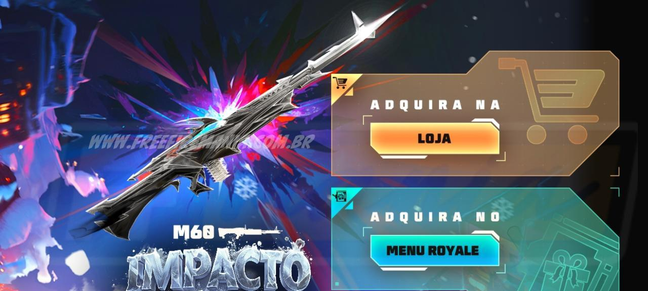 M60 – Impacto Onírico chega ao Escolha Royale do Free Fire: datas, custos e guia completo - Imagem do artigo
