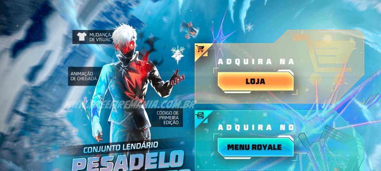 Free Fire: guia completo para obter o Conjunto Pesadelo Inquieto no Torre de Tokens de 19 de dezembro de 2025 - Imagem do artigo