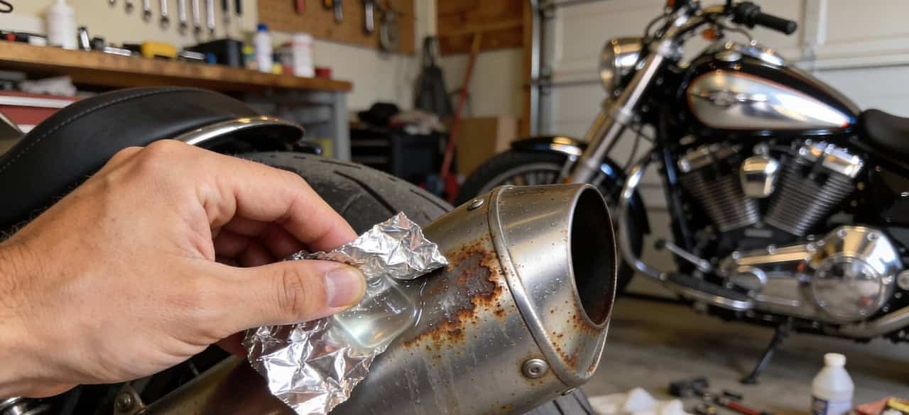 Remover ferrugem leve da moto com vinagre e papel-alumínio: ciência prática para manutenção doméstica - Imagem do artigo