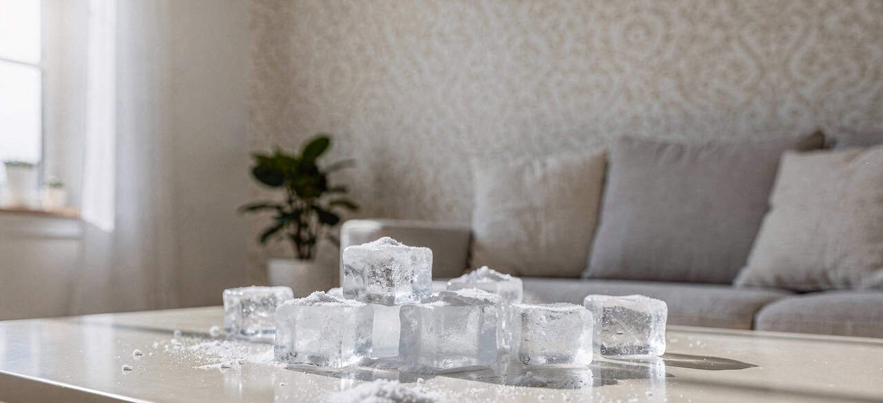 Gelo com bicarbonato renova tapetes ao neutralizar odores de forma prática e sem produtos agressivos - Imagem do artigo