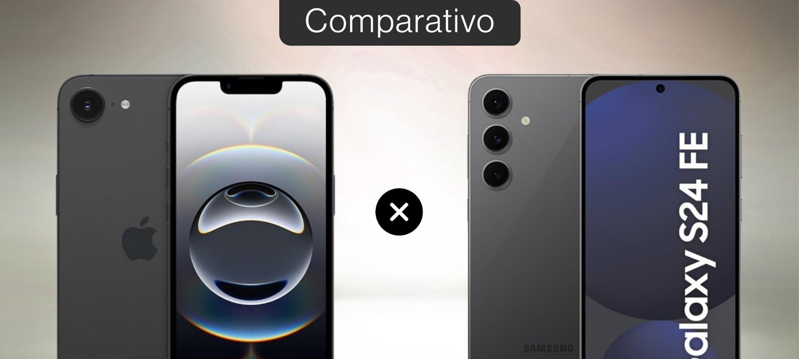 Comparativo iPhone 16e x Galaxy S24 FE: diferenças de tela, câmeras, desempenho, bateria e preço - Imagem do artigo