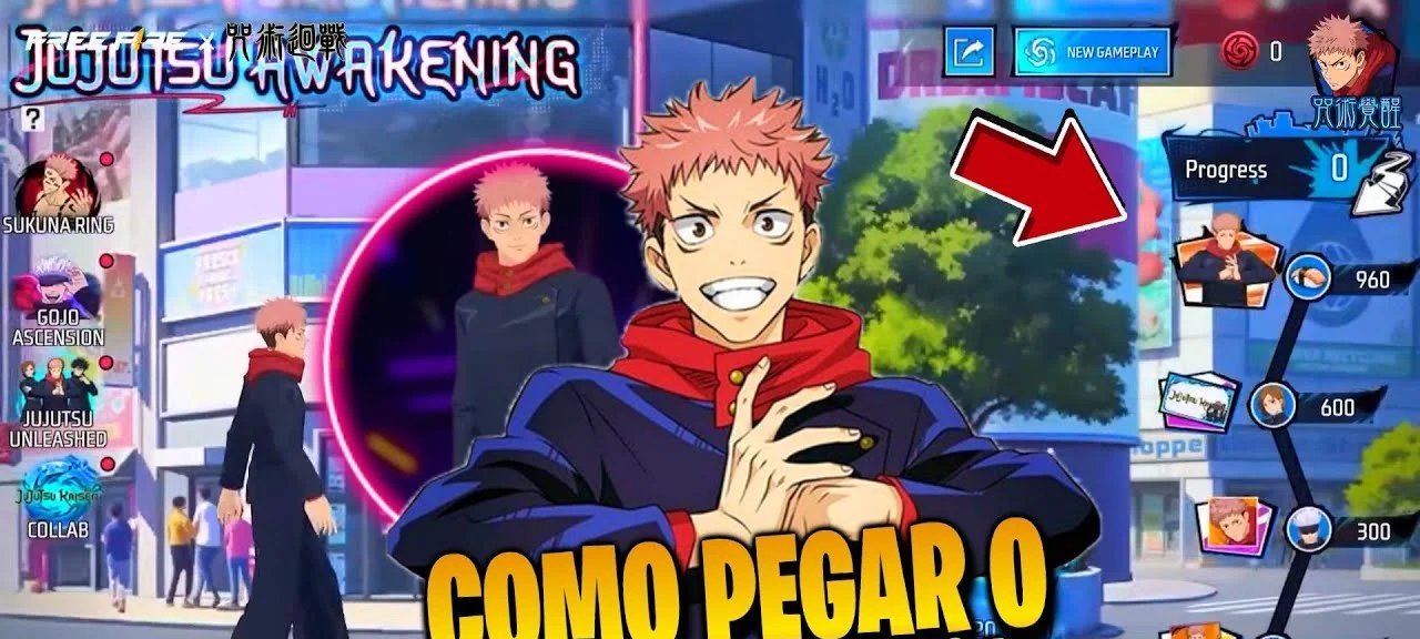 Evento Jujutsu Kaisen no Free Fire oferece Yuji Itadori gratuito a partir de 14 de janeiro de 2026 - Imagem do artigo