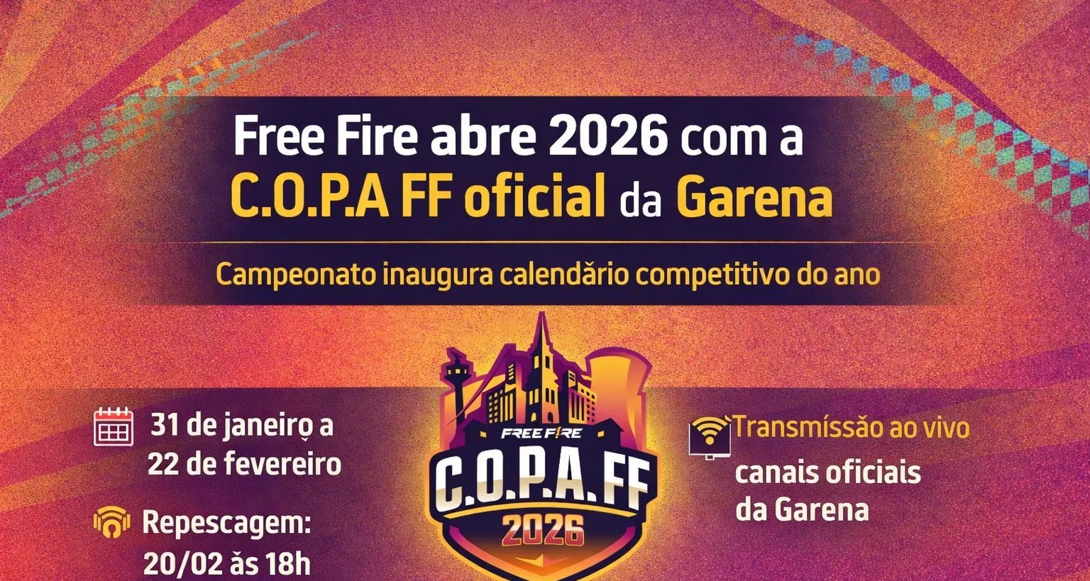 C.O.P.A FF 2026 inaugura a temporada competitiva de Free Fire no Brasil - Imagem do artigo