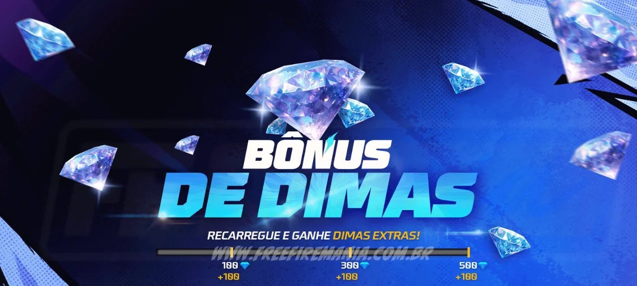 Evento de Recarga Free Fire de 23 a 25 de janeiro de 2026 garante Diamantes extras aos jogadores - Imagem do artigo