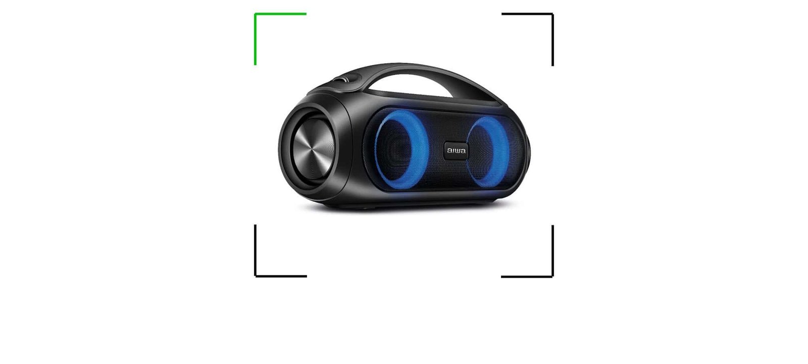 Caixa de som Aiwa Boombox AWS-BBS-02-A combina 50 W, bateria de 4.500 mAh e IPX5 em promoção pré-Carnaval - Imagem do artigo