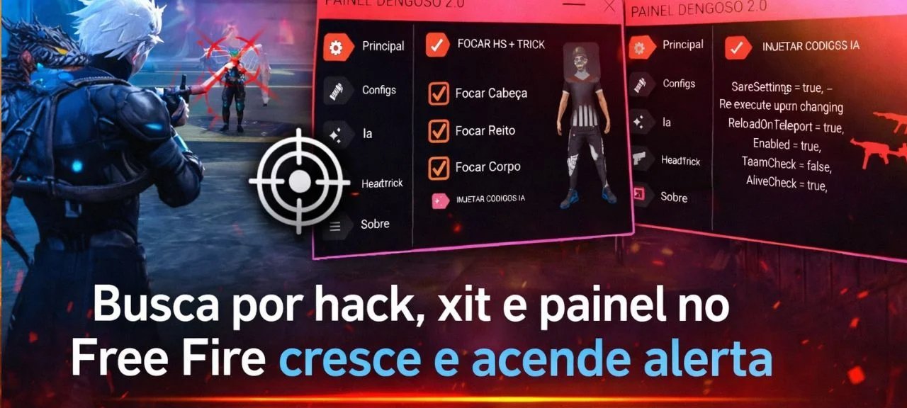 Procuras por hack, xit e painel no Free Fire disparam no Brasil e elevam risco de banimento - Imagem do artigo