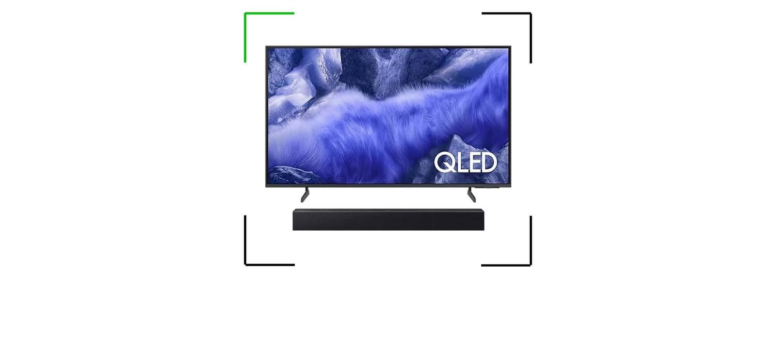 Combo Samsung une Smart TV QLED 4K de 43” e soundbar HW-B400F em oferta única para sala de estar - Imagem do artigo