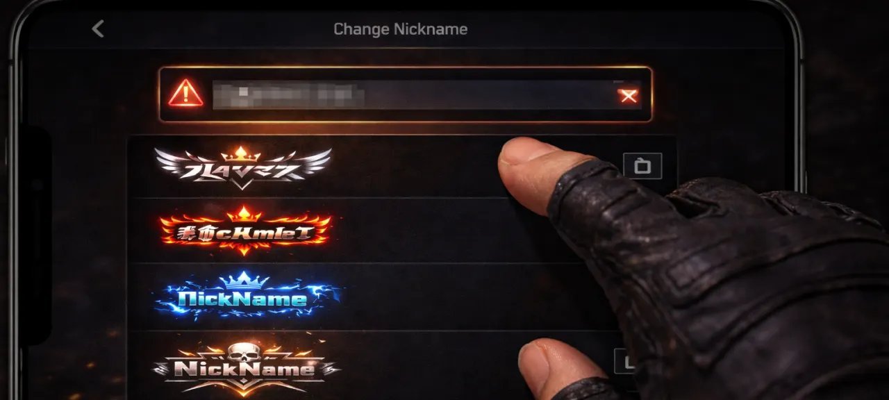 Jogadores de Free Fire recorrem a geradores externos para criar nicks personalizados e evitar custos - Imagem do artigo