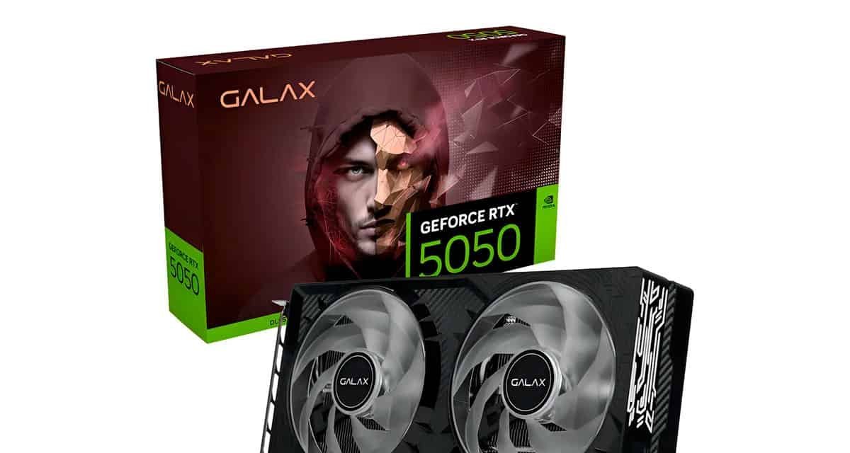 Placa de vídeo RTX 5050 8 GB Galax Gamer recebe desconto de 46% e atrai quem busca desempenho equilibrado - Imagem do artigo