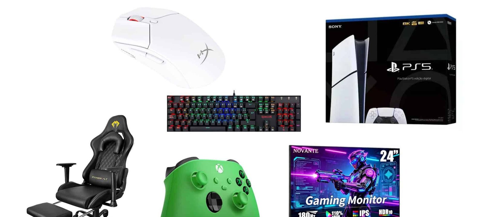 Promoções reúnem PlayStation 5 Slim, monitor 180 Hz e outros itens para gamers - Imagem do artigo
