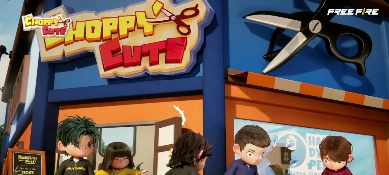 Garena integra Free Fire e Choppy Cuts com personagens jogáveis e evento temático dentro do battle royale - Imagem do artigo