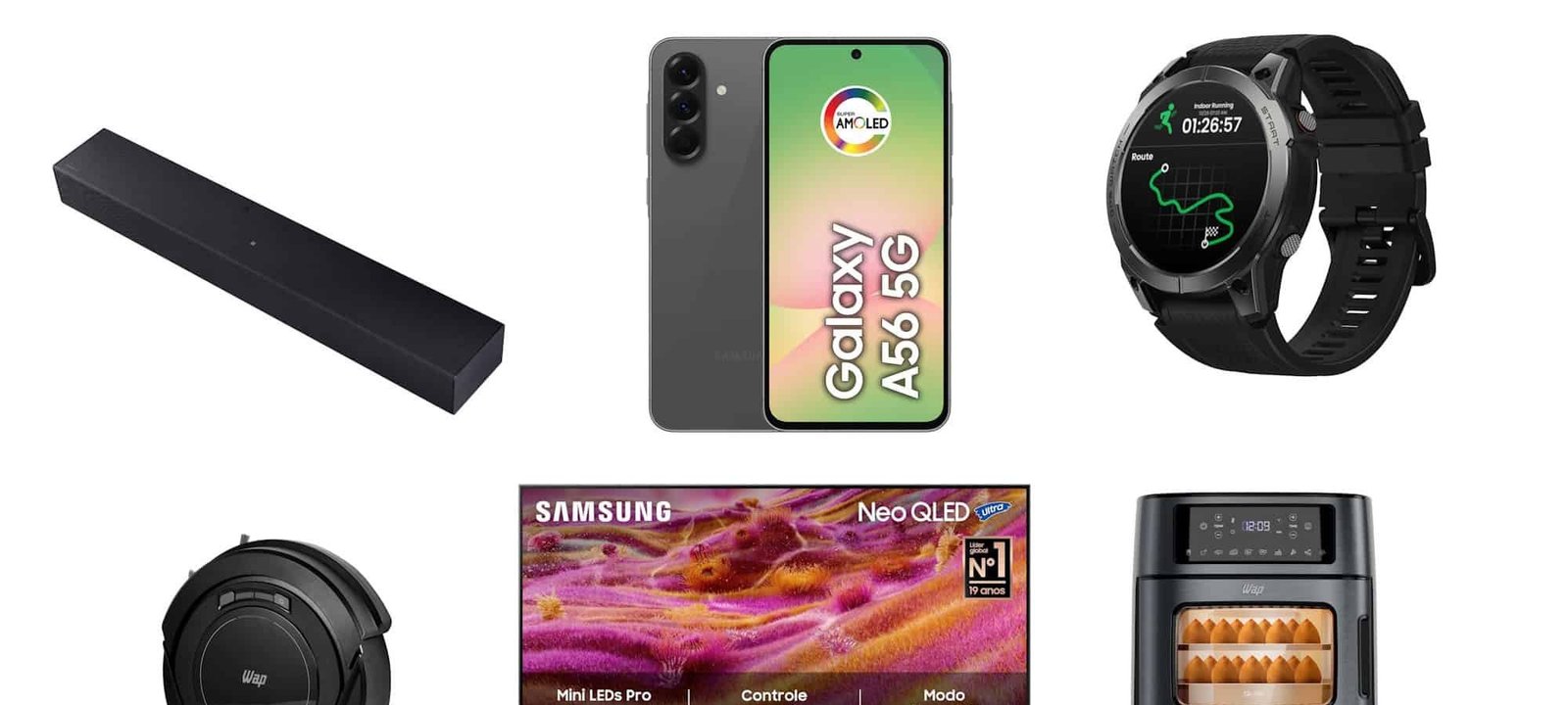 Descontos de sexta-feira: Galaxy A56 5G, Smart TV 4K, air fryer e outros produtos com preços reduzidos - Imagem do artigo