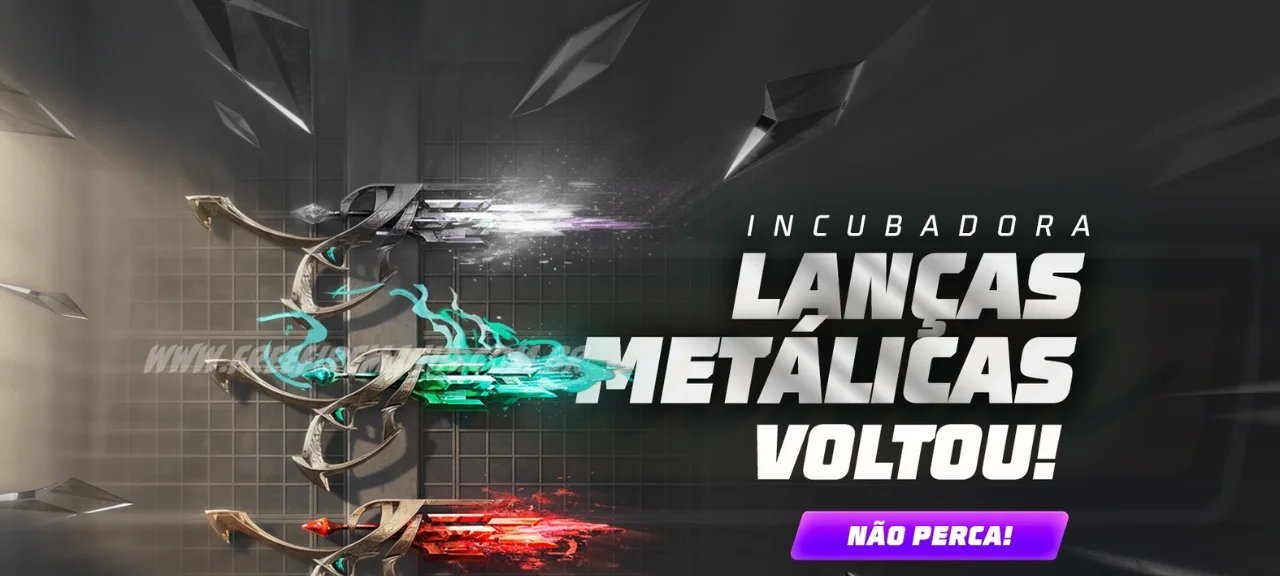 Incubadora Lanças Metálica lidera nova edição do Token Royale no Free Fire - Imagem do artigo