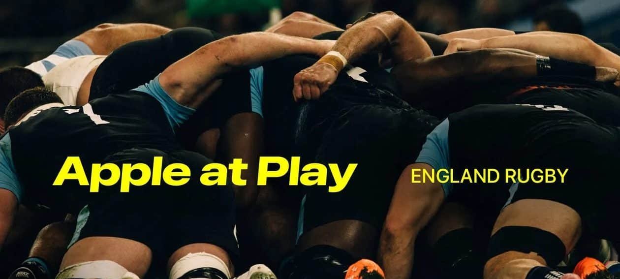 Seleção Inglesa de rugby adota dispositivos Apple para análise tática em vídeo institucional da empresa - Imagem do artigo