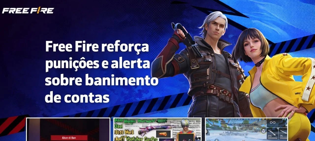 Sistema de punições do Free Fire intensifica banimentos permanentes para cheats, mods e exploits - Imagem do artigo
