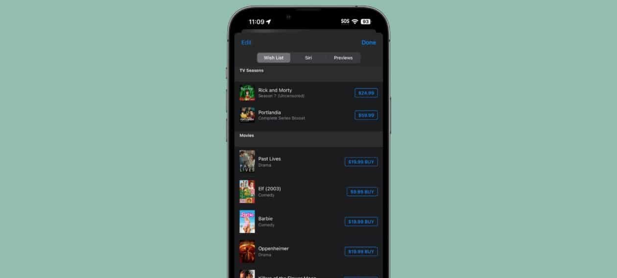 Apple comunica fim das listas de desejos da iTunes Store e orienta migração para o app Apple TV - Imagem do artigo