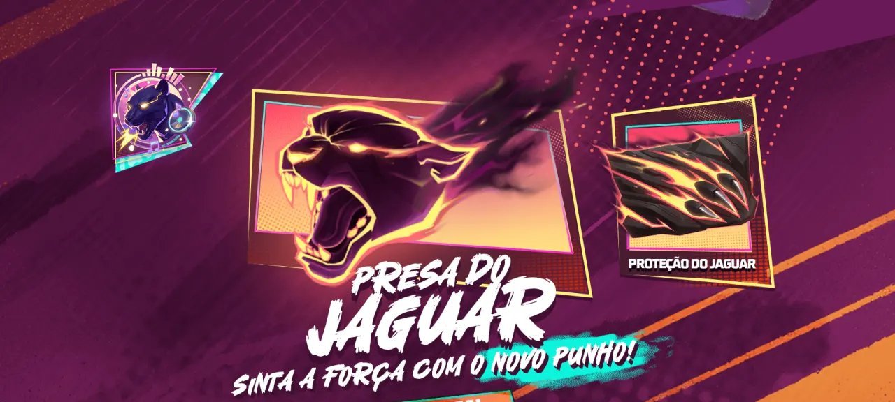 Free Fire anuncia Torre de Tokens com Punho – Presa do Jaguar como prêmio principal a partir de 15 de fevereiro de 2026 - Imagem do artigo