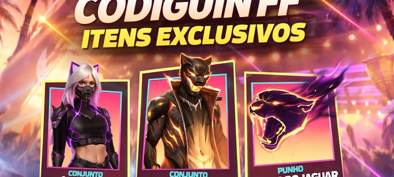 Garena libera codiguins FF apenas durante a live do Alok no evento Baile do Jaguar - Imagem do artigo