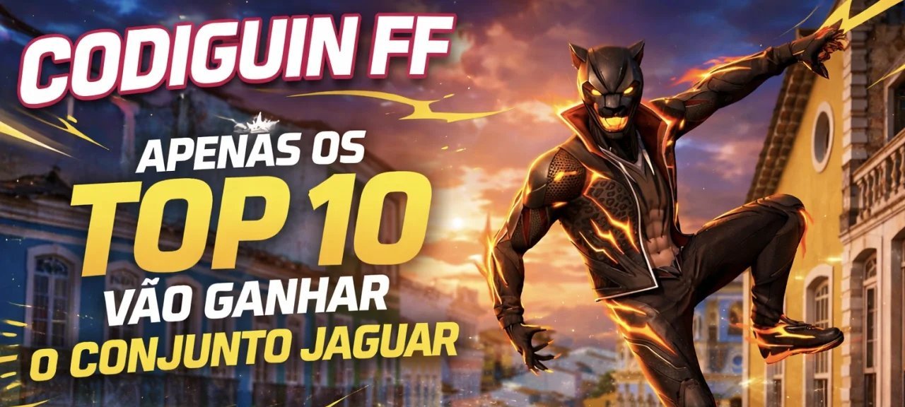 Garena limita CODIGUIN FF do Conjunto Rugido do Jaguar a apenas 10 vencedores no modo Reis do Bloco - Imagem do artigo