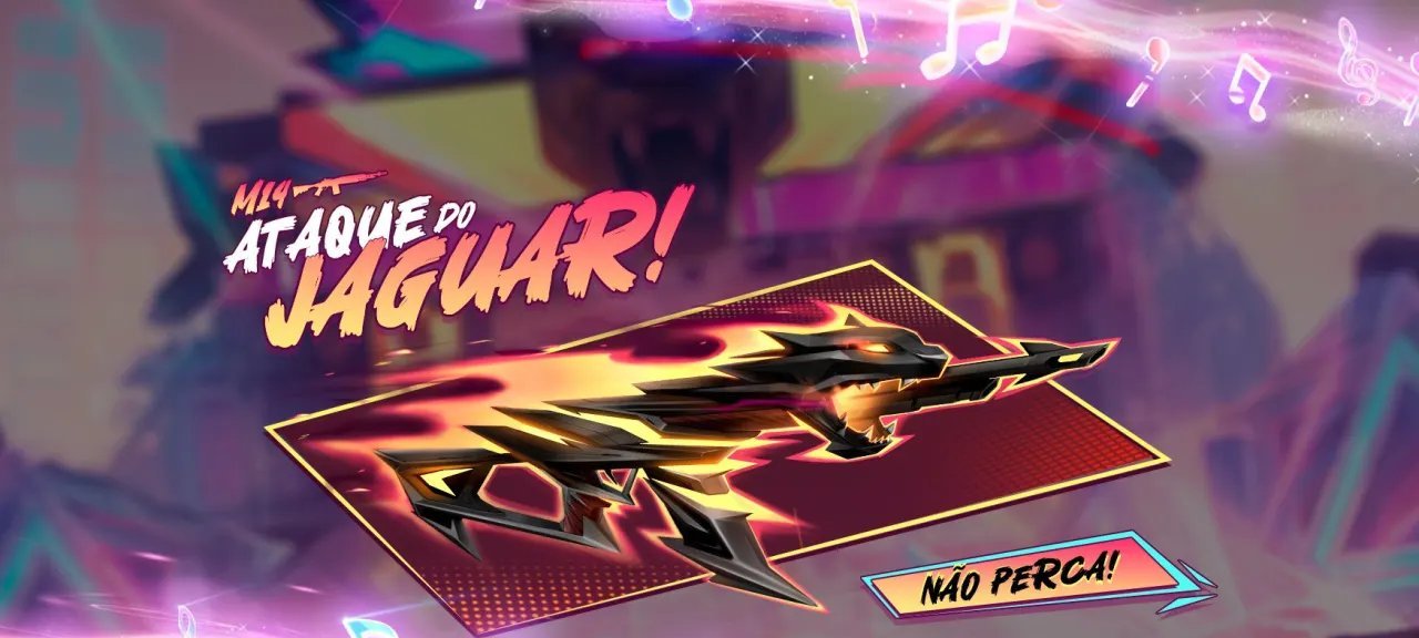 Free Fire lança nova edição do Escolha Royale com M14 – Ataque do Jaguar como recompensa principal - Imagem do artigo
