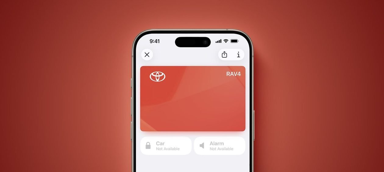 Toyota inicia distribuição de chaves digitais no app Carteira para iPhone e Apple Watch - Imagem do artigo