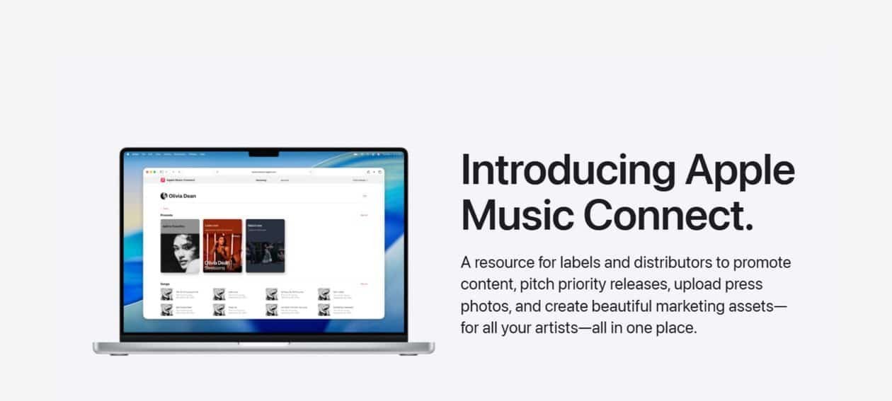Apple reintroduz Apple Music Connect como centro de gestão para gravadoras e distribuidoras - Imagem do artigo