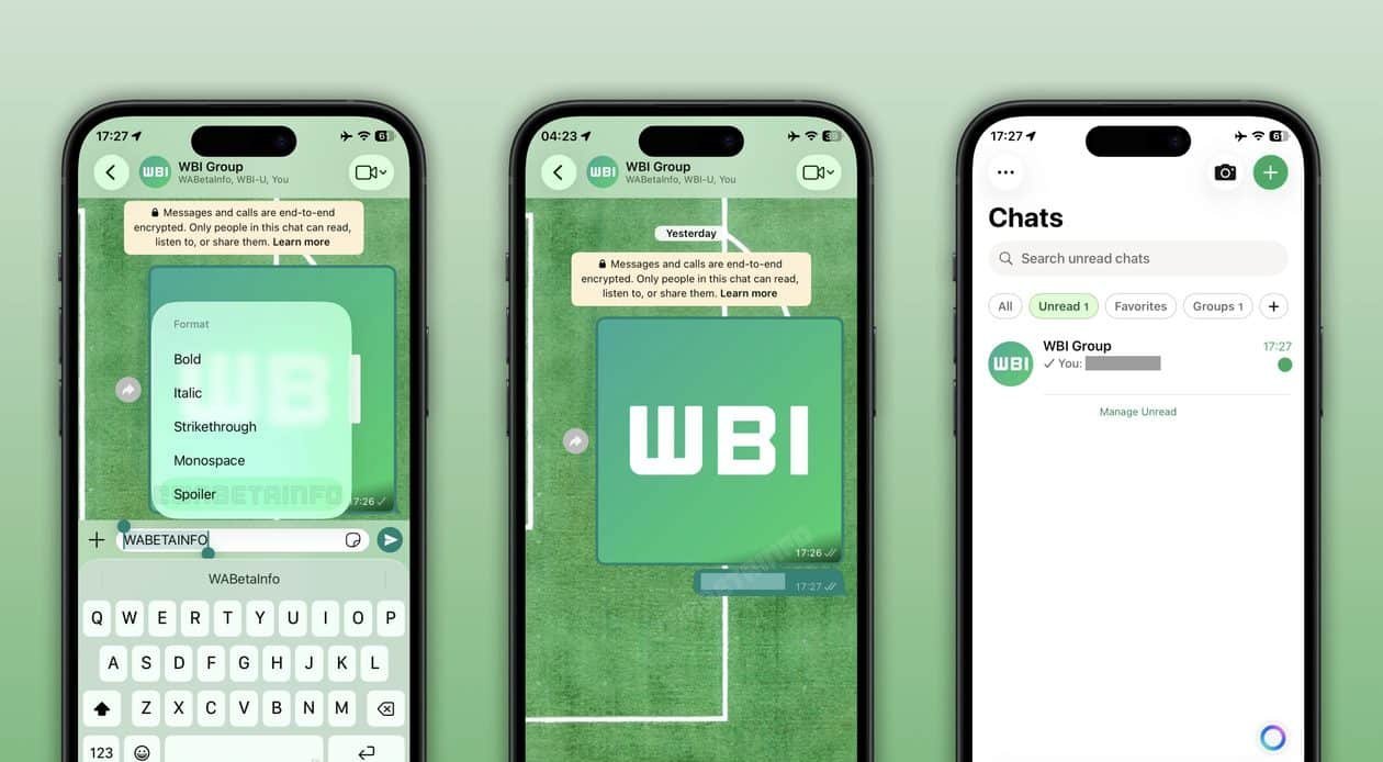WhatsApp testa função anti-spoiler e renova filtros de mídia no iPhone - Imagem do artigo
