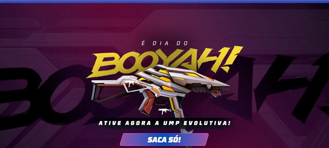 Garena reativa Escolha Royale no Free Fire com UMP Evolutiva – Dia do Booyah como destaque - Imagem do artigo