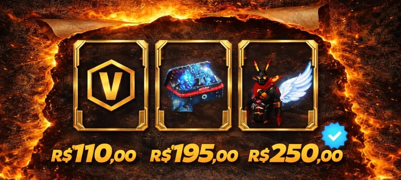 Planos falsos de verificação no Free Fire se espalham nas redes e cobram até R$ 250 de jogadores - Imagem do artigo